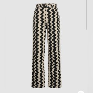 Cider Black & White Denim Jeans